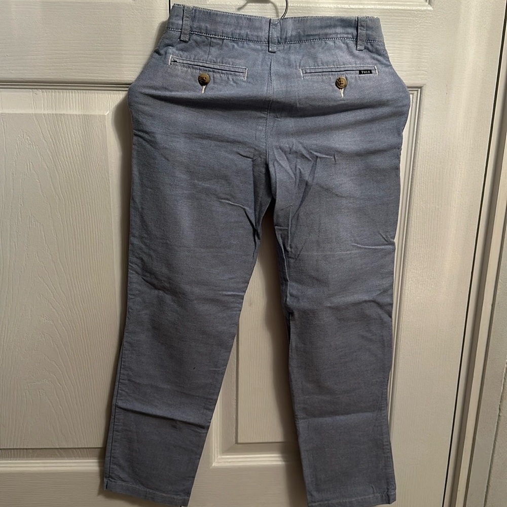Light blue polo RALPH LauRen  size 7 pants